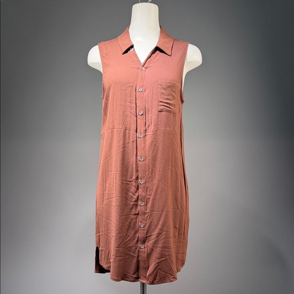 Chaser Brown Sleeveless Dress (rack 7)